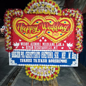 Bunga Papan Wedding