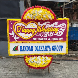Bunga Papan Wedding