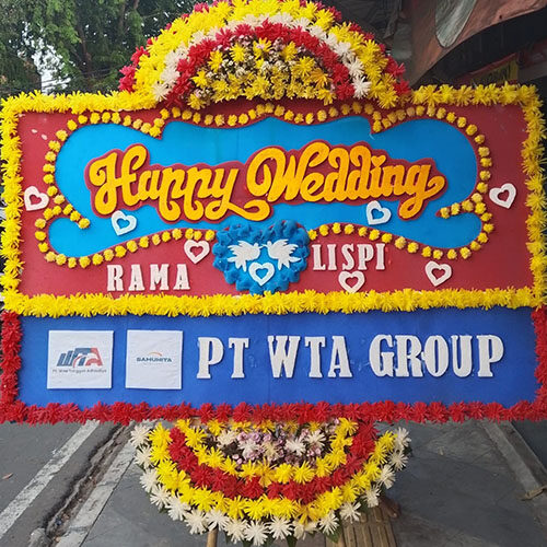 Bunga Papan Wedding